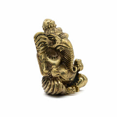 Brass Sitting Ganesh-Hinduism-Siesta Crafts