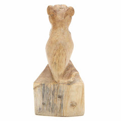 Carved Mouse on Cheese-Ornaments & Figurines-Siesta Crafts