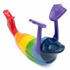 Rainbow Duck Bottle Holder-Ornaments & Figurines-Siesta Crafts