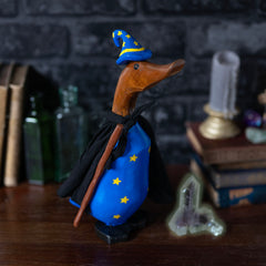 Wizard Duckling-Ornaments & Figurines-Siesta Crafts
