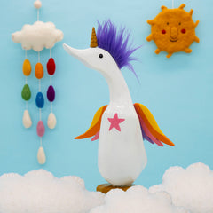 Unicorn Duckling-Ornaments & Figurines-Siesta Crafts