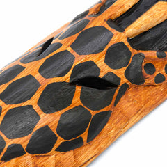 Large Giraffe Face in Wood - 50cm-Ornaments & Figurines-Siesta Crafts