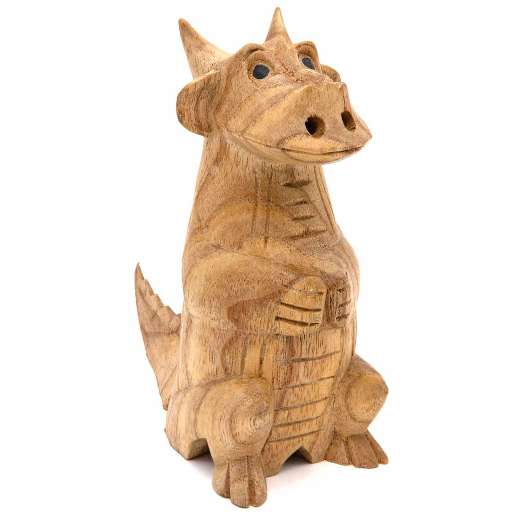 Smoking Dragon Cone Incense Carving - 15cm-Incense Holders-Siesta Crafts