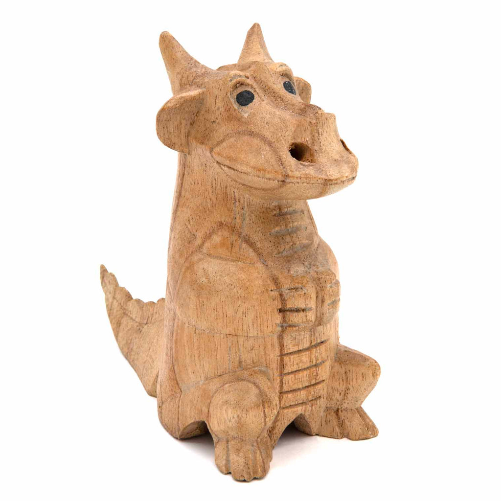 Smoking Dragon Cone Incense Carving - 12cm-Incense Holders-Siesta Crafts