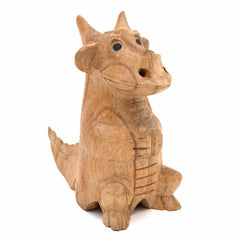 Smoking Dragon Cone Incense Carving - 12cm-Incense Holders-Siesta Crafts