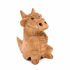 Smoking Dragon Cone Incense Carving - 10cm-Incense Holders-Siesta Crafts