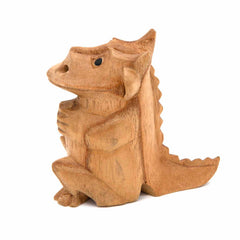 Smoking Dragon Cone Incense Carving - 10cm-Incense Holders-Siesta Crafts