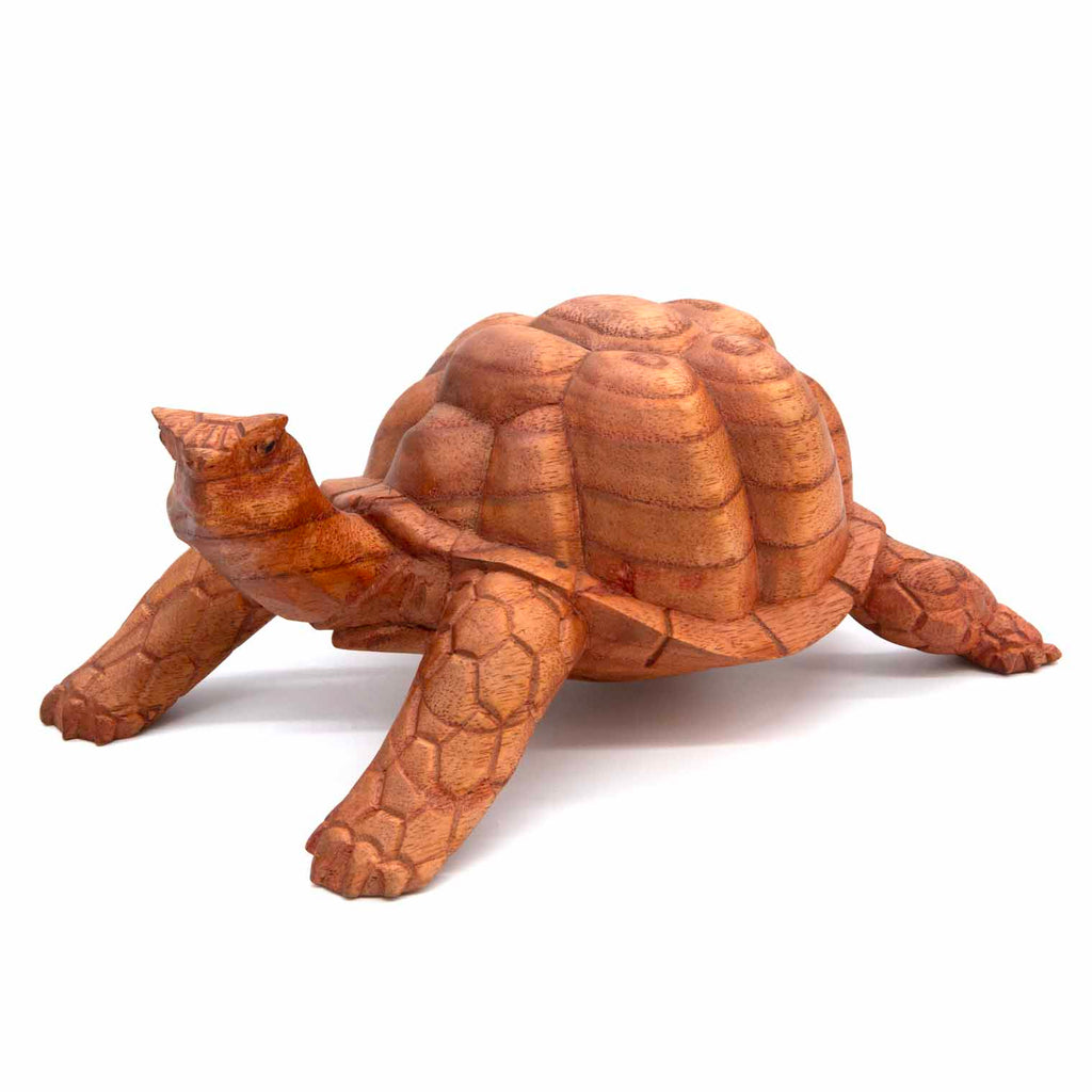 Carved Tortoise - Medium-Ornaments & Figurines-Siesta Crafts