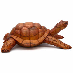Carved Tortoise - Large-Ornaments & Figurines-Siesta Crafts