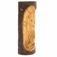 Howling Wolf in Wood-Ornaments & Figurines-Siesta Crafts