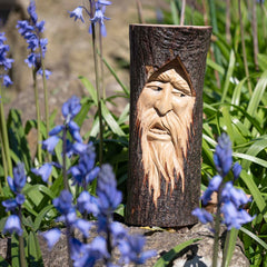 Bearded Face in Wood-Home Décor-Siesta Crafts