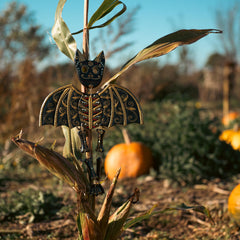 Candy Skull Bat-Home Décor-Siesta Crafts