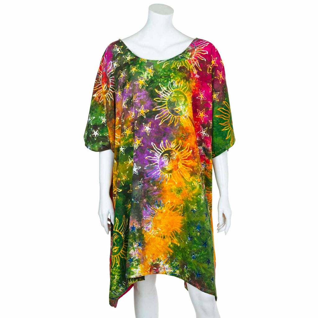 Celestial Short Kaftan-Tops-Siesta Crafts