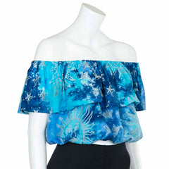 Celestial Layered Bardot Top-Tops-Siesta Crafts