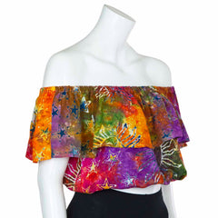 Celestial Layered Bardot Top-Tops-Siesta Crafts