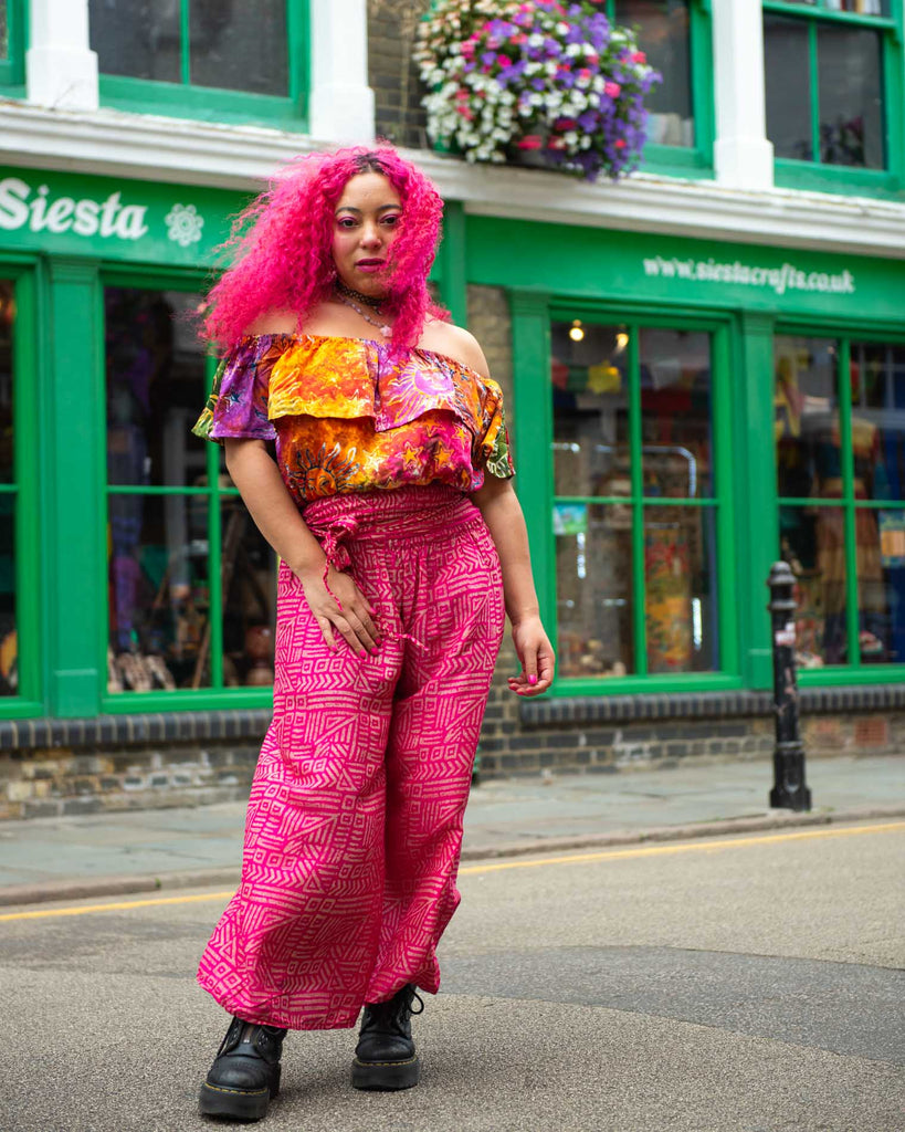 Thai Tribal Trousers-Trousers-Siesta Crafts
