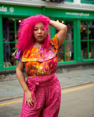 Celestial Layered Bardot Top-Tops-Siesta Crafts