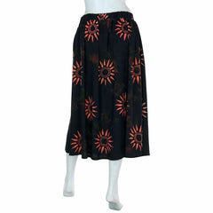 Black Sun Button Skirt-Skirts-Siesta Crafts