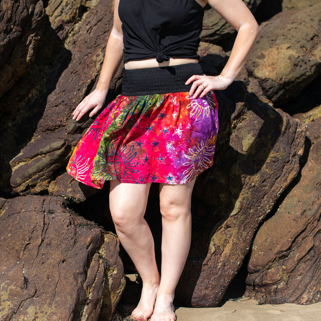 Celestial Mini Skirt-Skirts-Siesta Crafts
