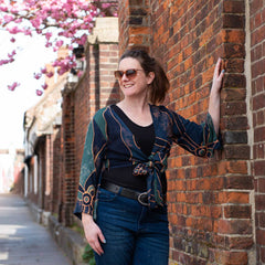 Abstract Wrap Top-Tops-Siesta Crafts