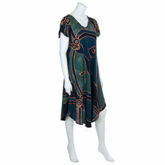 Bali Print Dress-Dresses-Siesta Crafts