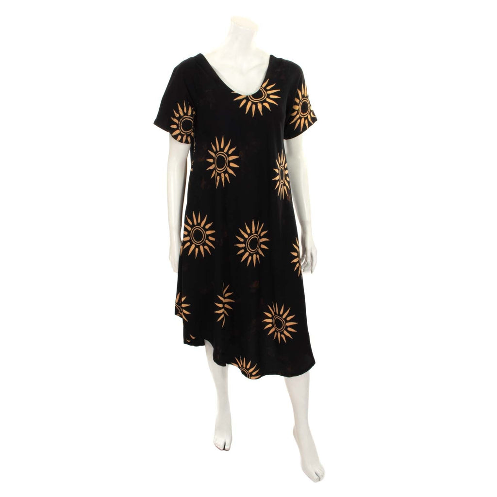 Bali Print Dress-Dresses-Siesta Crafts