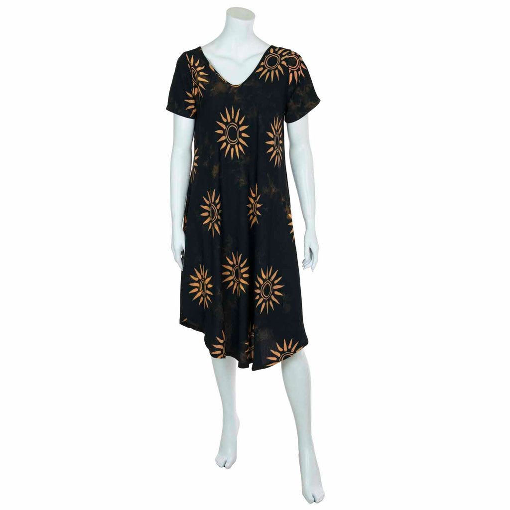 Bali Print Dress-Dresses-Siesta Crafts