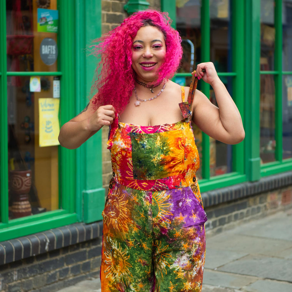 Celestial Dungarees-Dungarees & Jumpsuits-Siesta Crafts