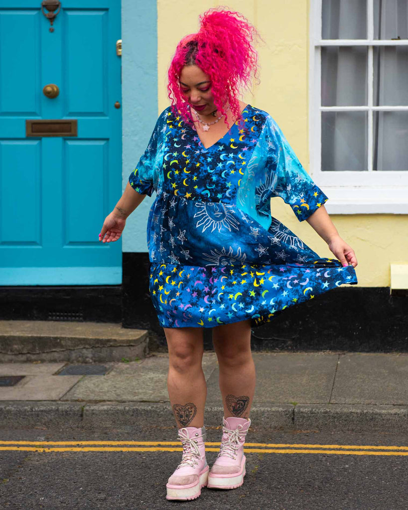 Campur Smock Dress-Dresses-Siesta Crafts