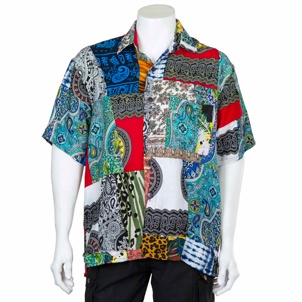Patchwork Shirt-Shirts-Siesta Crafts