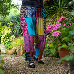 Patchwork Trousers-Trousers-Siesta Crafts