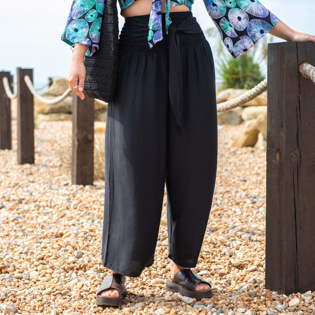 Wide Leg Trousers-Trousers-Siesta Crafts