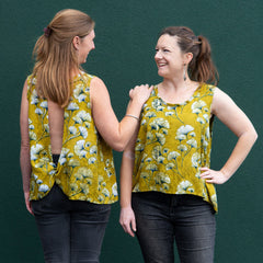 Twist Knot Open Back Top-Tops-Siesta Crafts