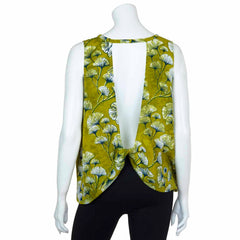 Twist Knot Open Back Top-Tops-Siesta Crafts