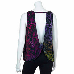 Twist Knot Open Back Top-Tops-Siesta Crafts