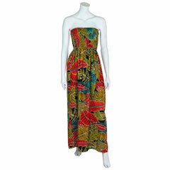 Bandeau Maxi Dress-Dresses-Siesta Crafts