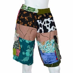 Patchwork Shorts-Shorts-Siesta Crafts