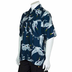 Crane Print Shirt-Shirts-Siesta Crafts