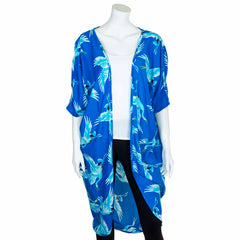 Crane Print Long Shrug-Tops-Siesta Crafts