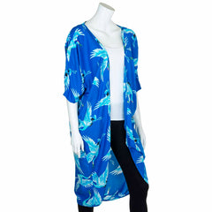 Crane Print Long Shrug-Tops-Siesta Crafts