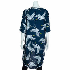Crane Print Long Shrug-Tops-Siesta Crafts