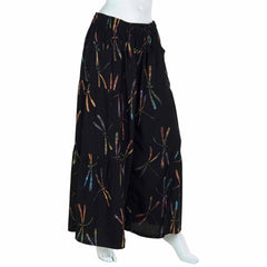 Flamenco Style Wide Trousers - Dragonfly Batik-Trousers-Siesta Crafts