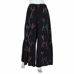 Flamenco Style Wide Trousers - Dragonfly Batik-Trousers-Siesta Crafts