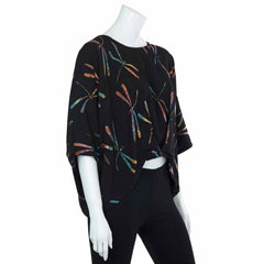 Butterfly Pleat Top - Dragonfly Batik-Tops-Siesta Crafts