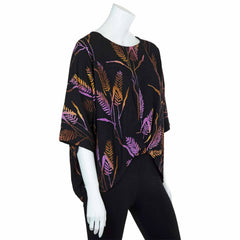 Butterfly Pleat Top - Wheat Batik-Tops-Siesta Crafts