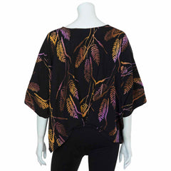 Butterfly Pleat Top - Wheat Batik-Tops-Siesta Crafts