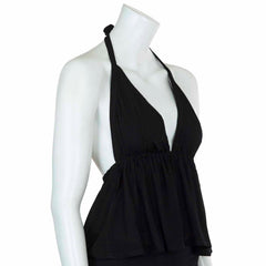 Crinkle Halter Hanky Top-Tops-Siesta Crafts