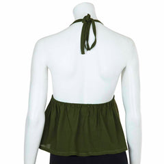 Crinkle Halter Hanky Top-Tops-Siesta Crafts