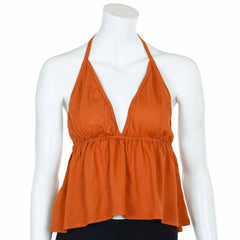 Crinkle Halter Hanky Top-Tops-Siesta Crafts