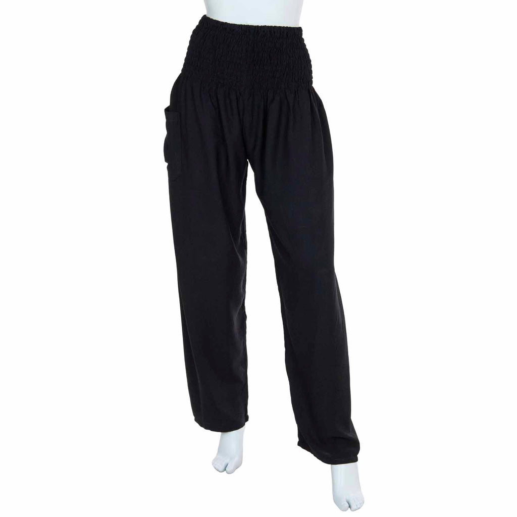 Agung Loose Leg Trousers-Trousers-Siesta Crafts